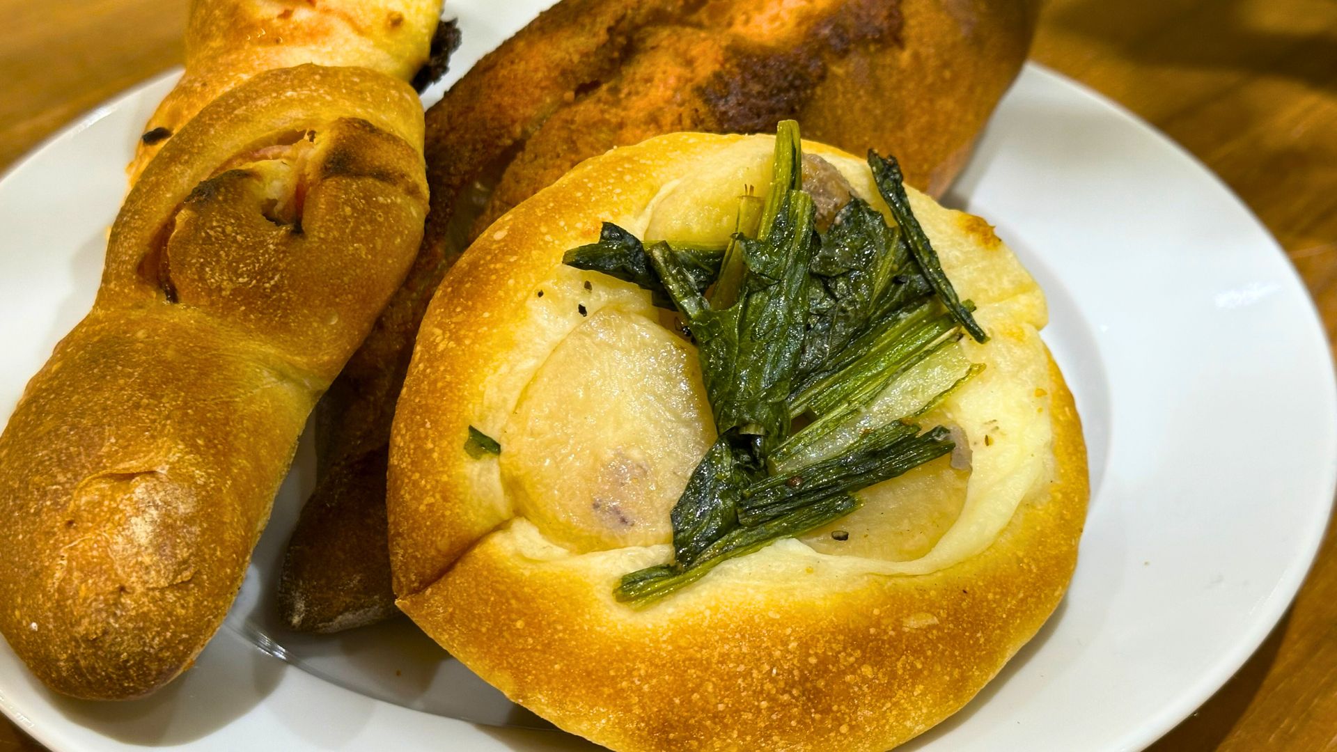 かぶを使った総菜パン