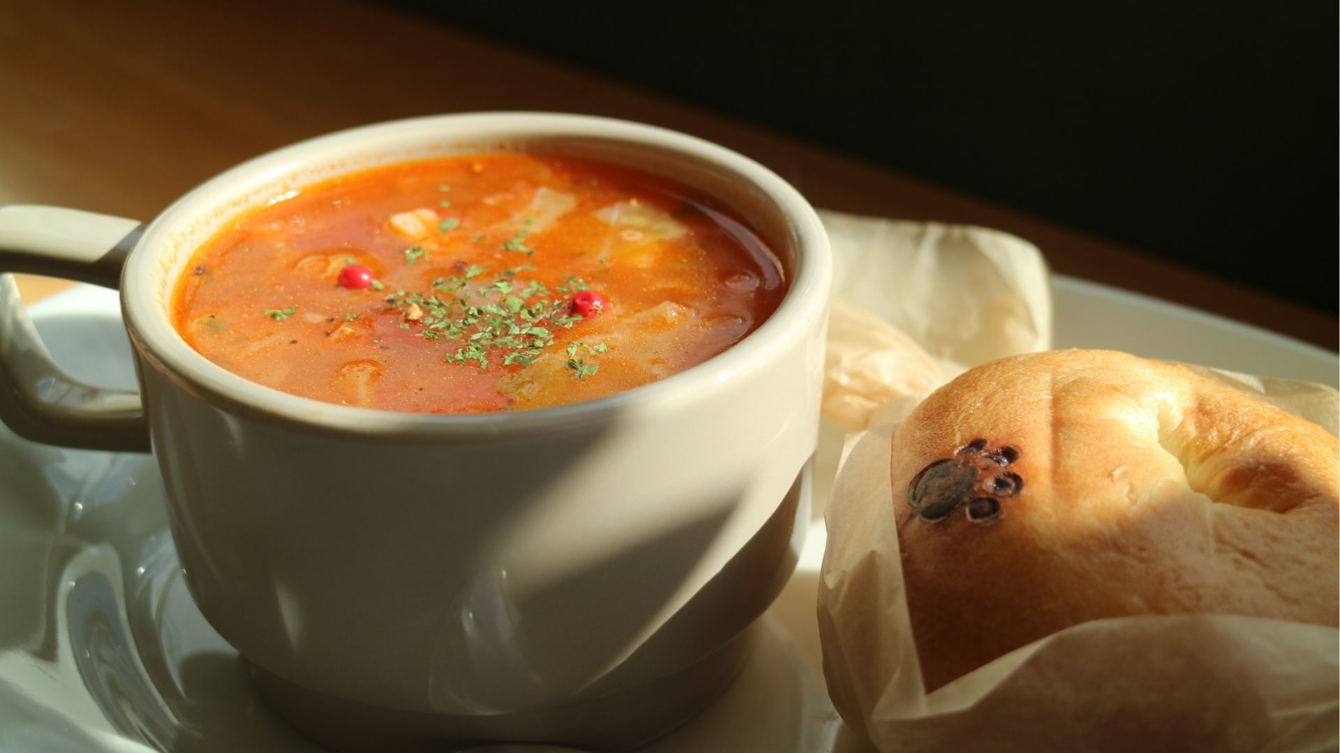 カフェブラウニーのスープセット