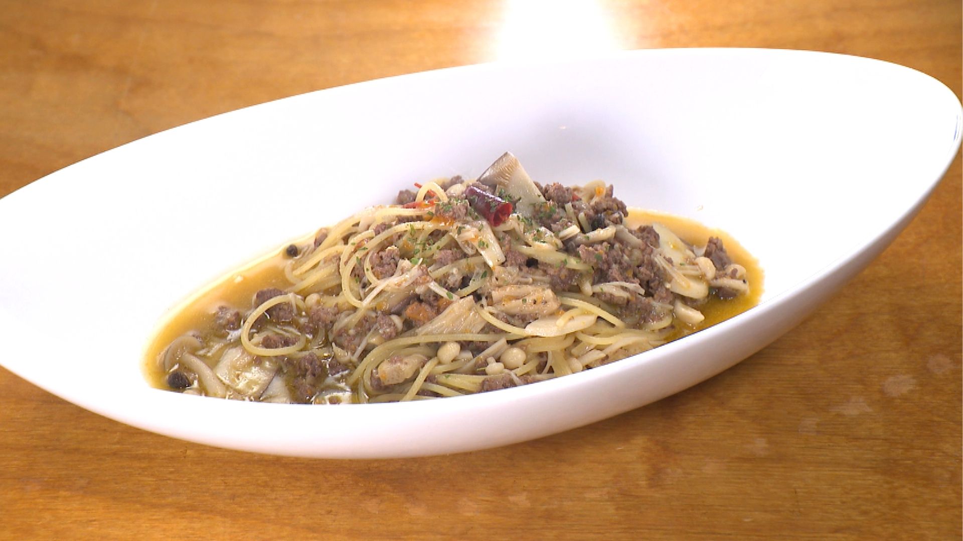 SO-JUの鹿肉のアーリオオーリオ