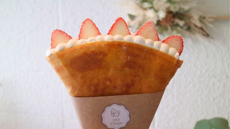 283クレープのいちごシュガーバタークレープ