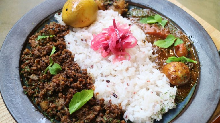 発酵とスパイスの社の2種あいがけカレー