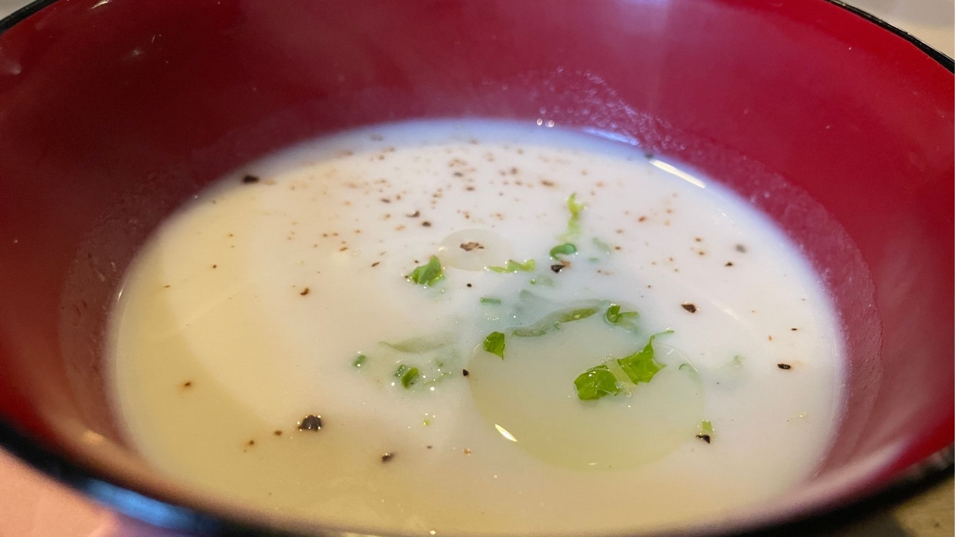 あつあつキッチン　カブのスープ