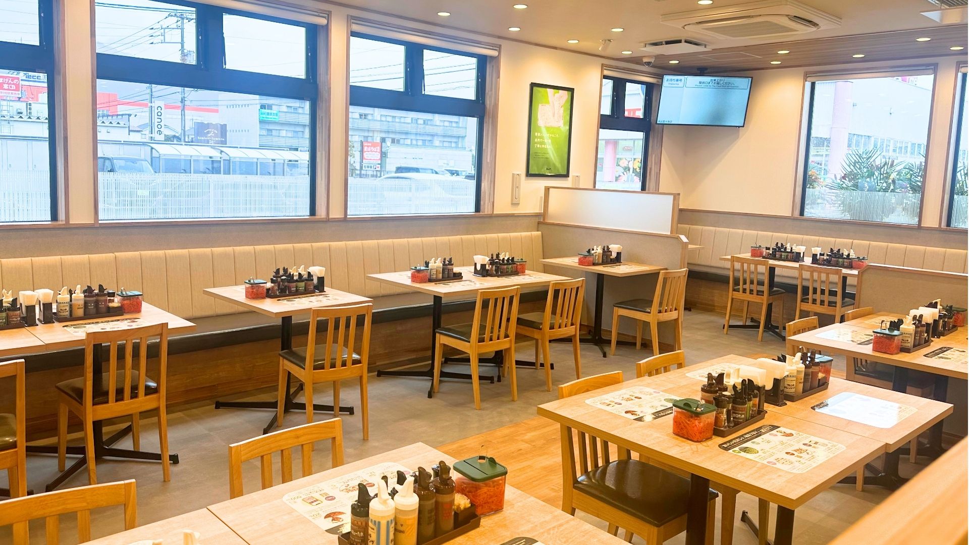 松屋出雲大塚店の店内