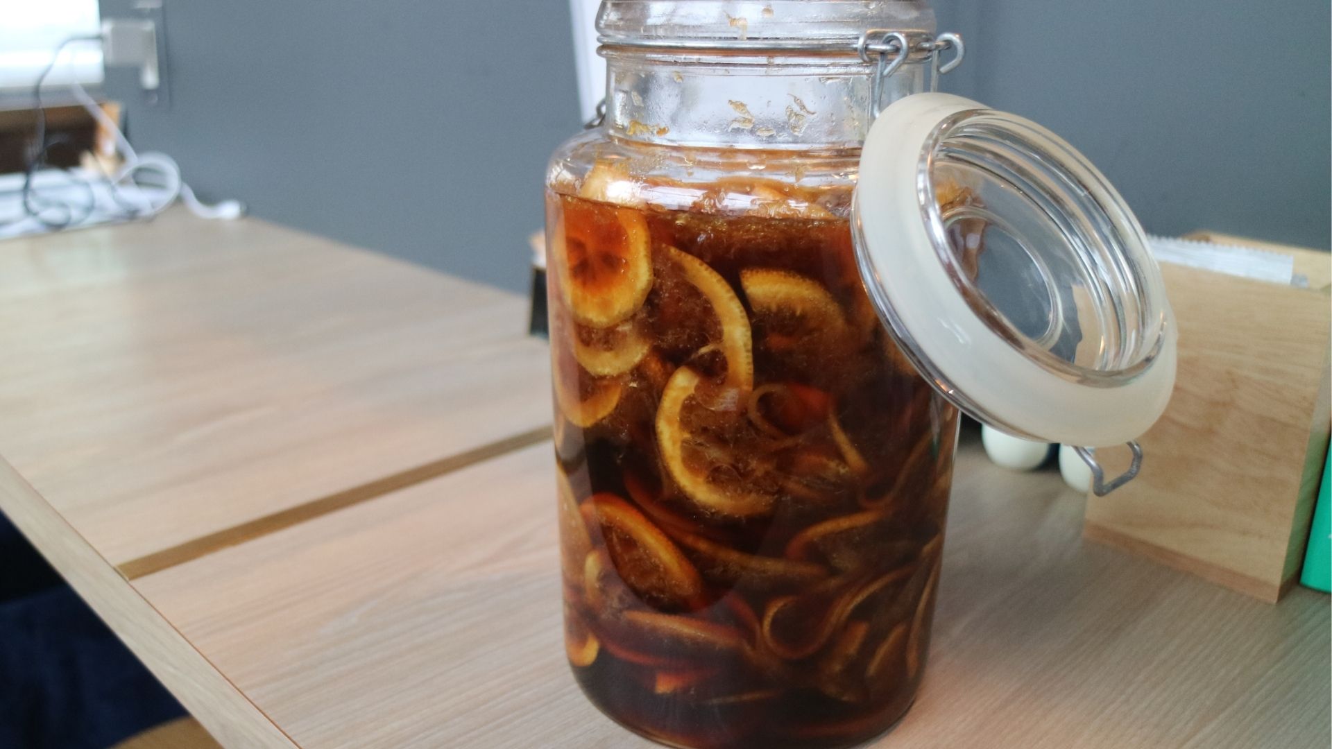 自家製レモンシロップ