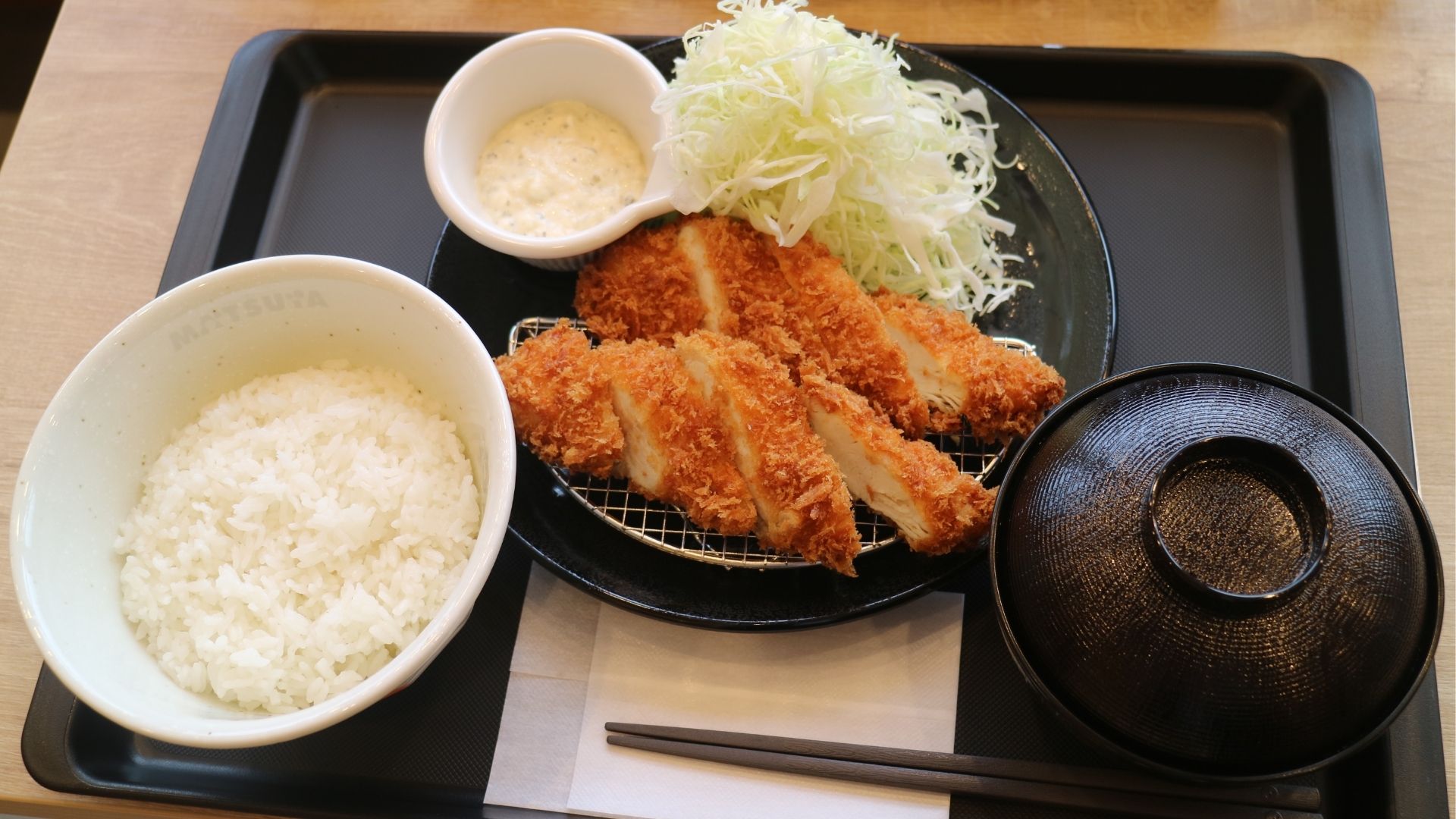 松屋のささみかつ定食