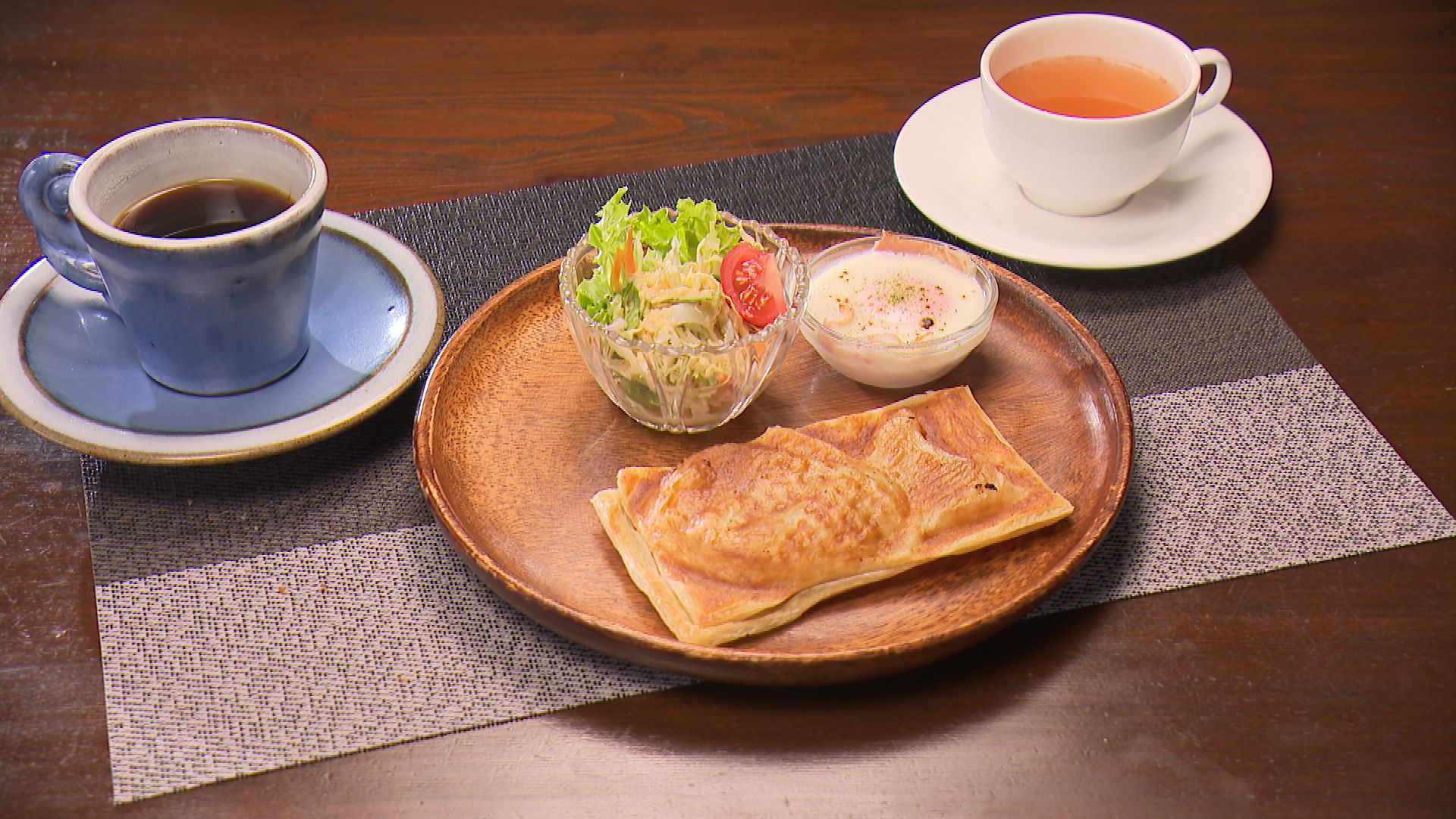 麒麟カフェのデニッシュモーニング