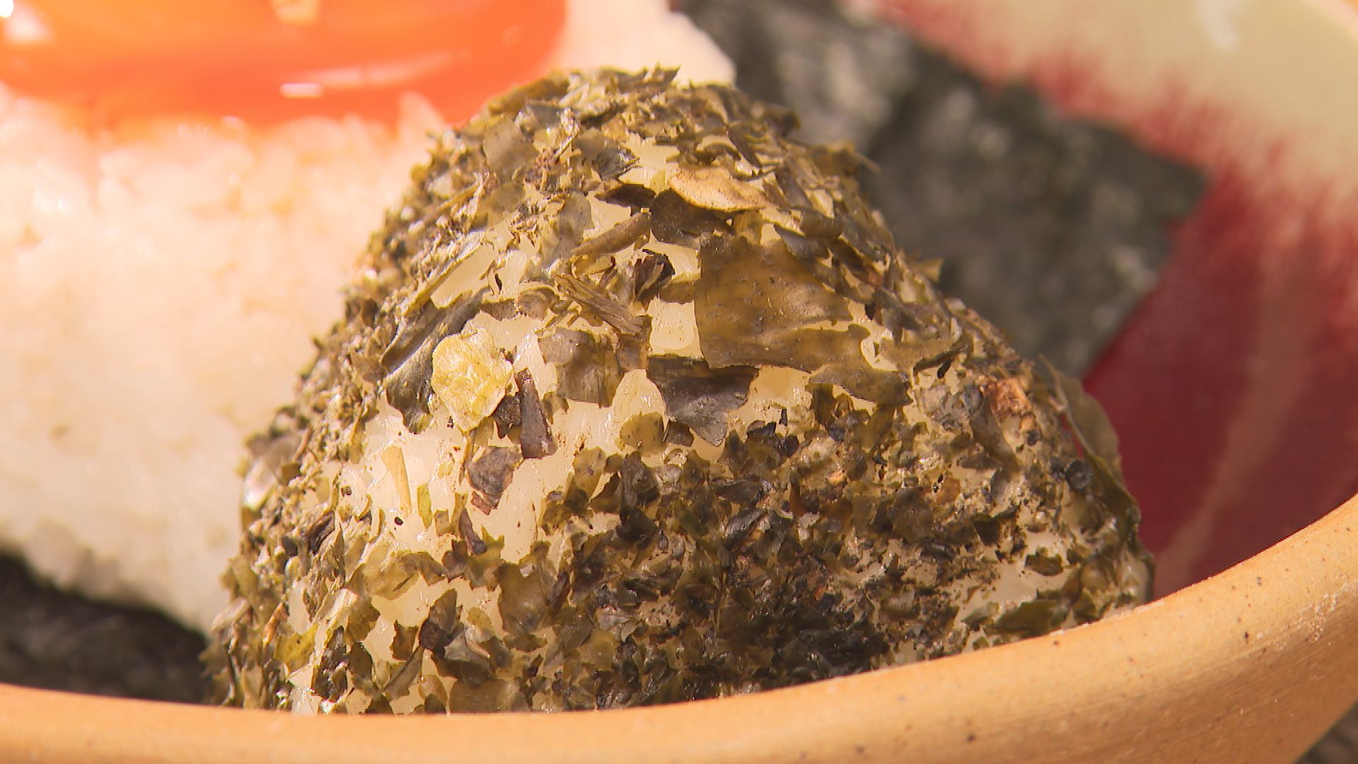 板わかめのおにぎり