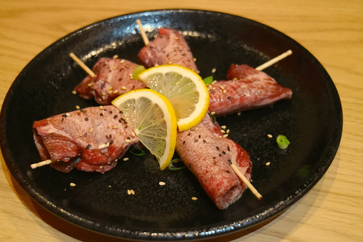 アリラン飯店のネギタン