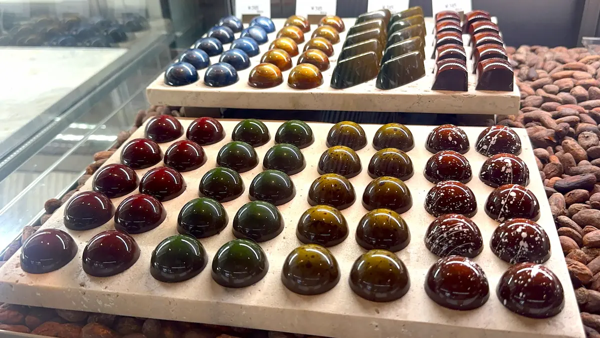 グランシェノンのチョコレート