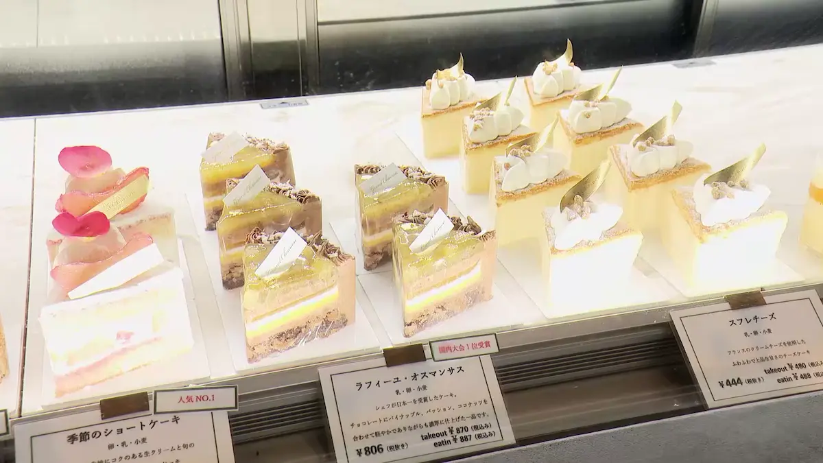グランシェノンのパティスリー