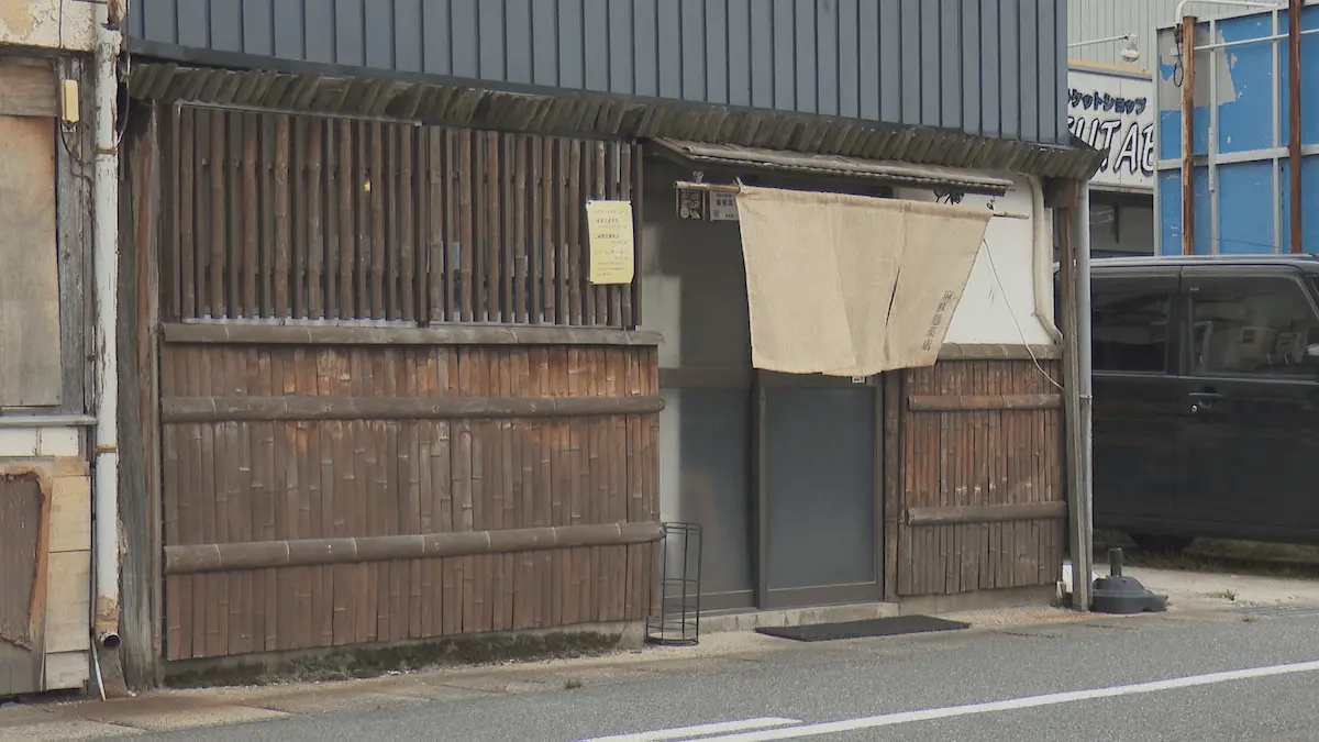 米子市の中華料理店、麻麻麺菜店 の外観