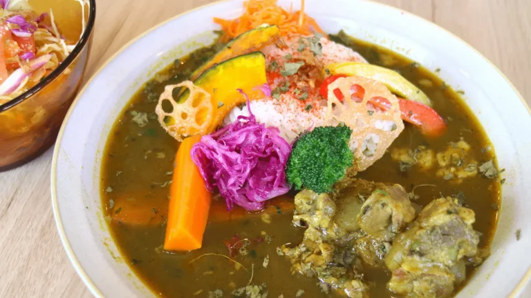 米子市のスープカレーファームプラスのパイカカレー